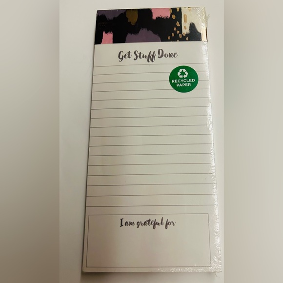 New Clementine Notepad “Get Stuff Done” Lined Pages 9” x 4” made in Vietnam - Picture 13 of 13